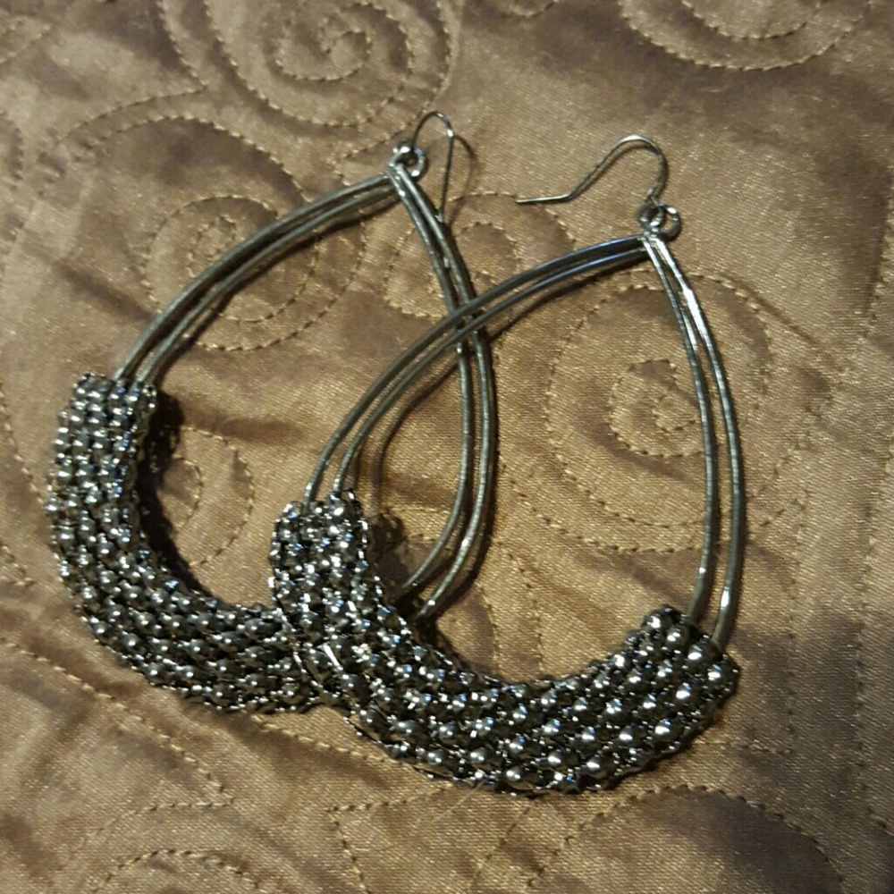 Large earrings